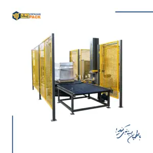 دستگاه استرچ پالت صفحه گردان نقاله دار مدل SW-2000APC