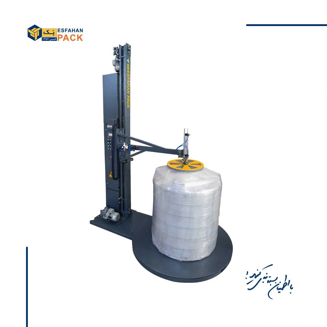 دستگاه استرچ پالت مرغکدار مدل SW-2000PUM 1 دستگاه استرچ پالت مرغکدار مدل SW-2000PUM