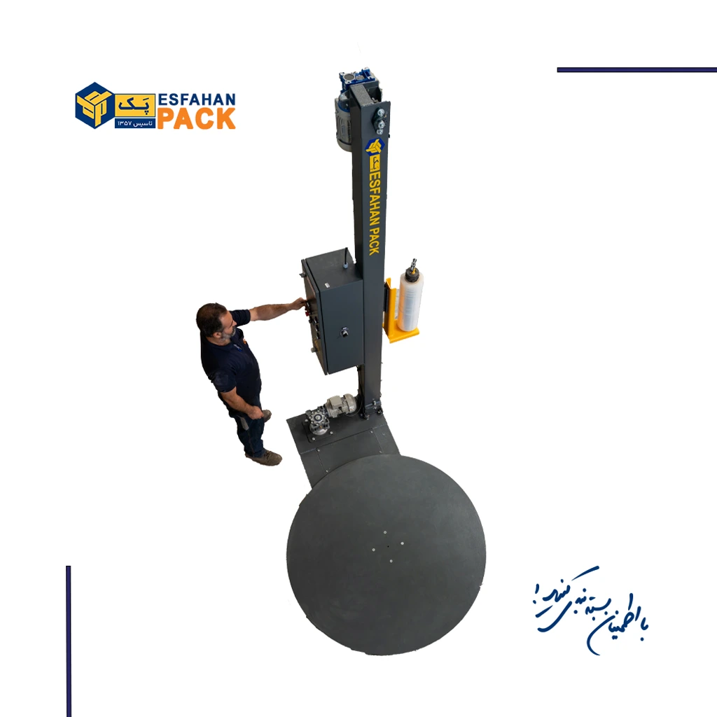 دستگاه استرچ پالت صفحه گردان اقتصادی مدل SW-2000ECO 2 SW 2000ECOnew